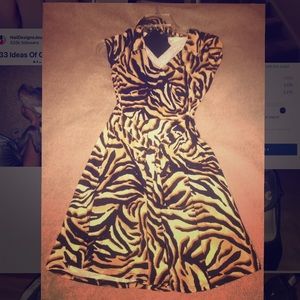 Tiger Print Dress